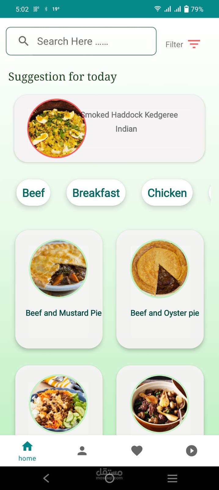 تطبيق مخطط الغذاء