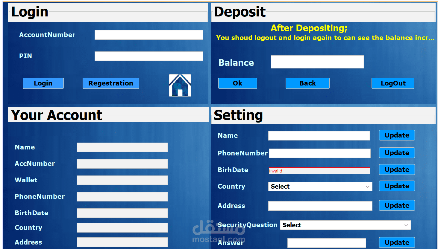 Bank Manegment System