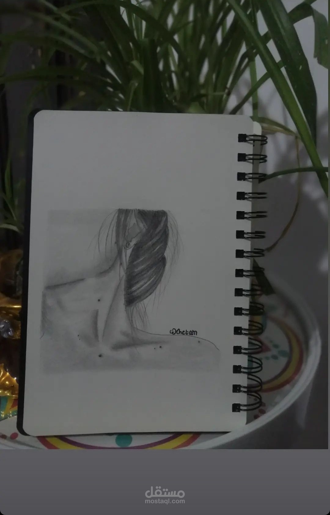 الرسم باستخدام الرصاص