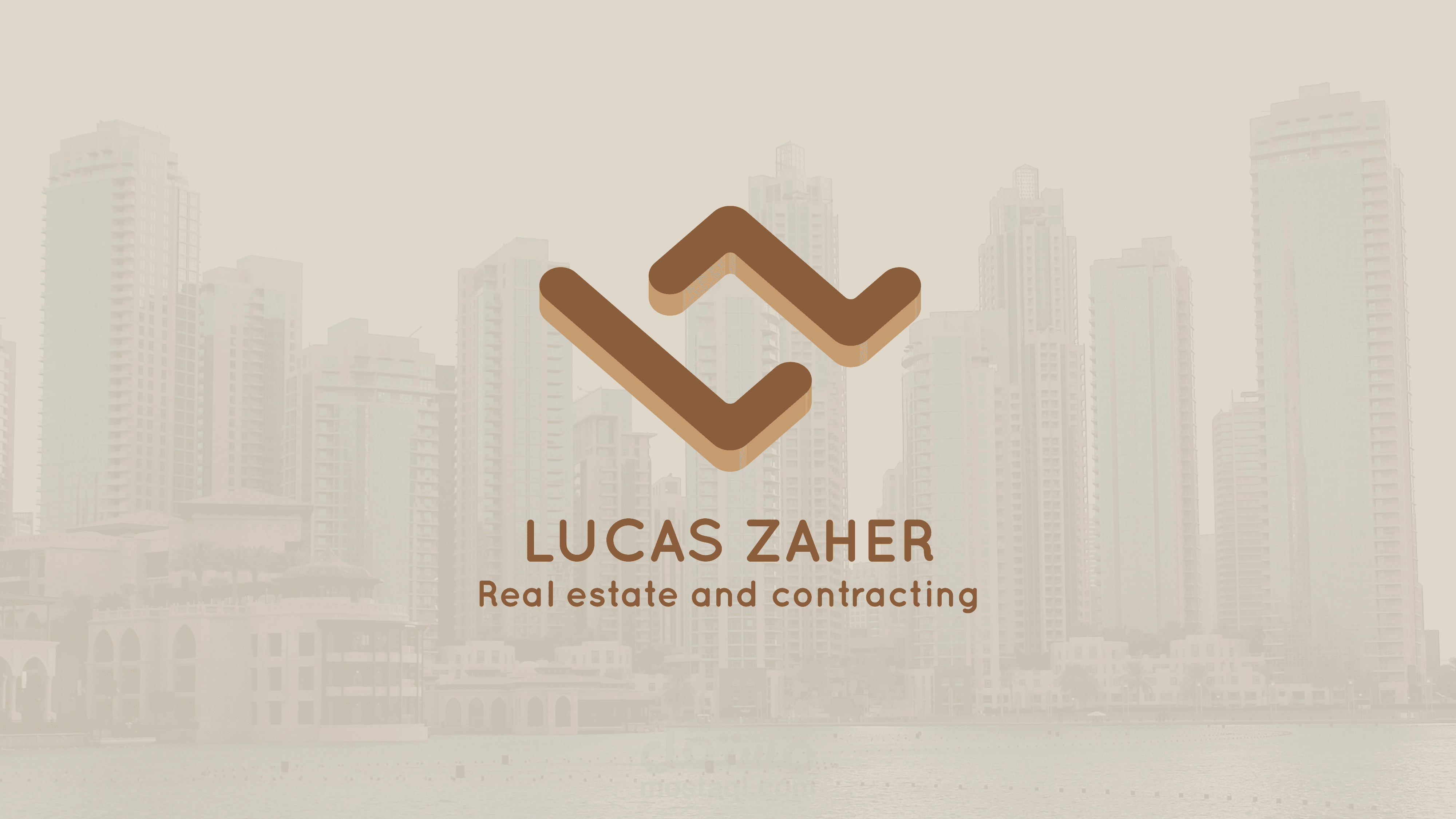 تصميم شعار لشركة استثمار عقاري- دبي - الامارات
