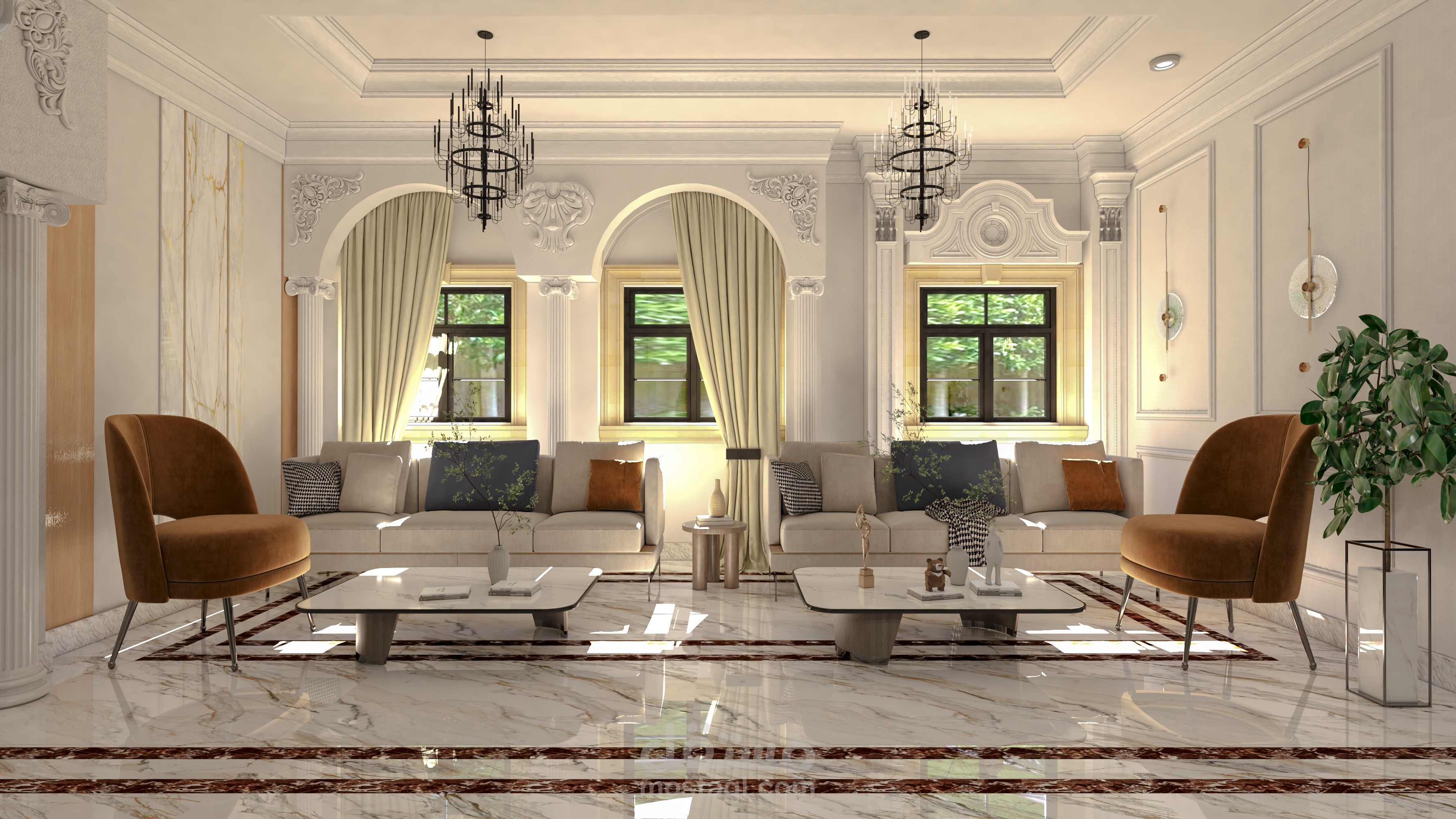 تصميم مجلس رجال كلاسيك