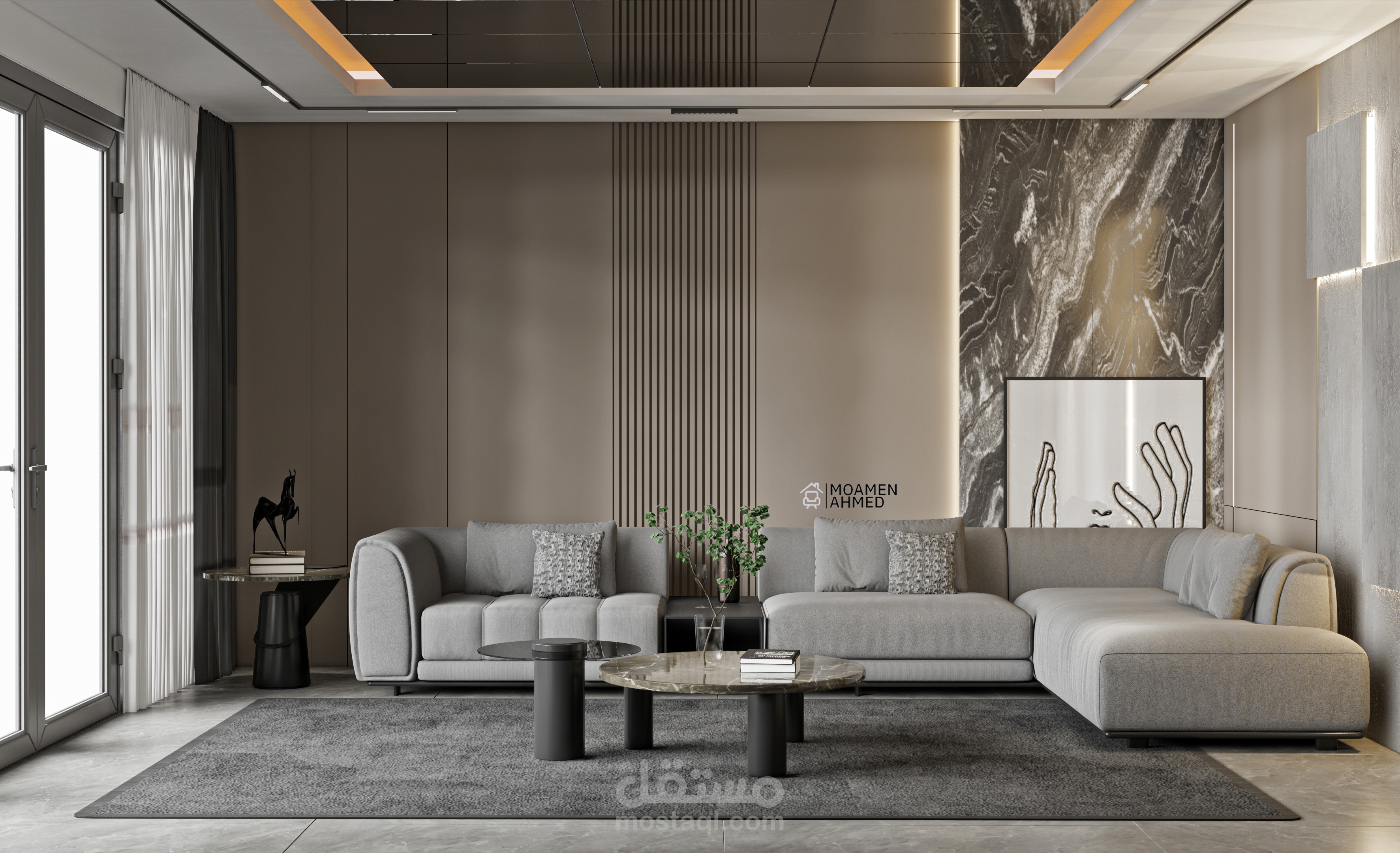 تصميم غرفة معيشة