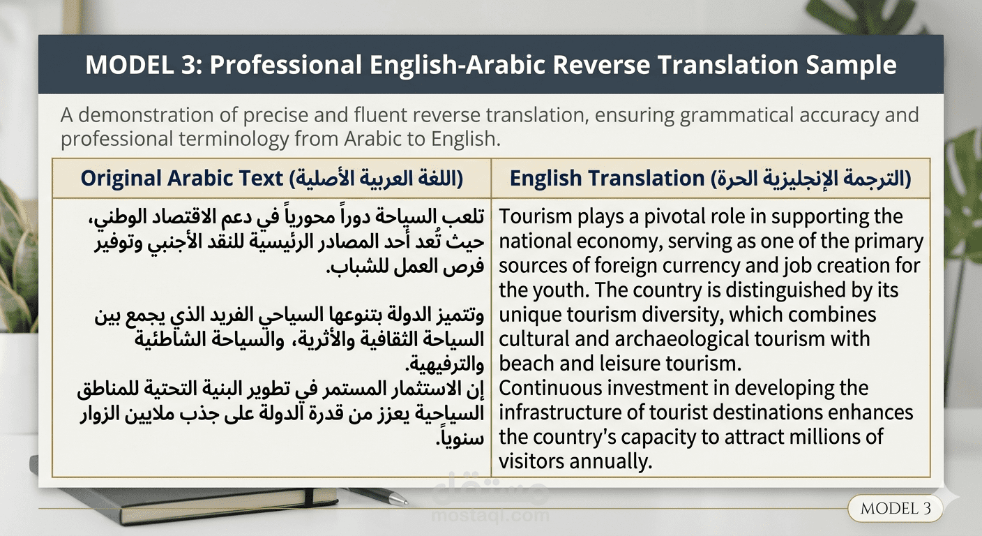 Arabic to English Content & Article Translatioد