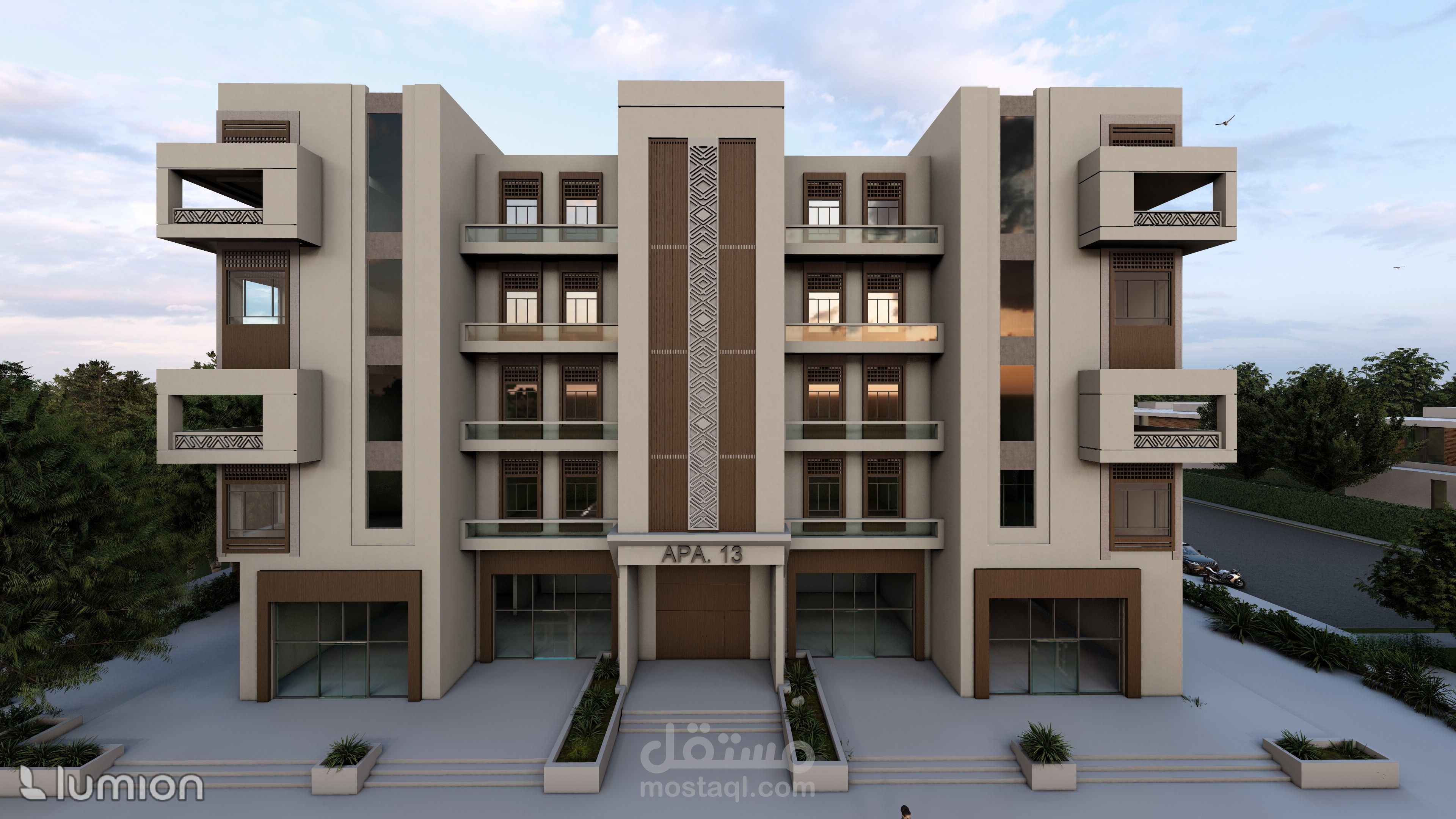 تصميم عمارة سكنية