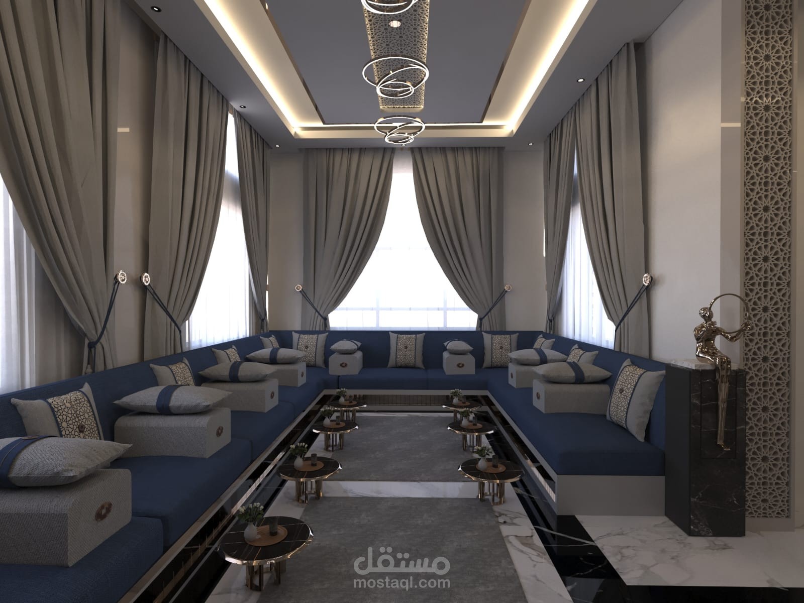 تصميم ملحق ضيوف مع كافة الخدمات