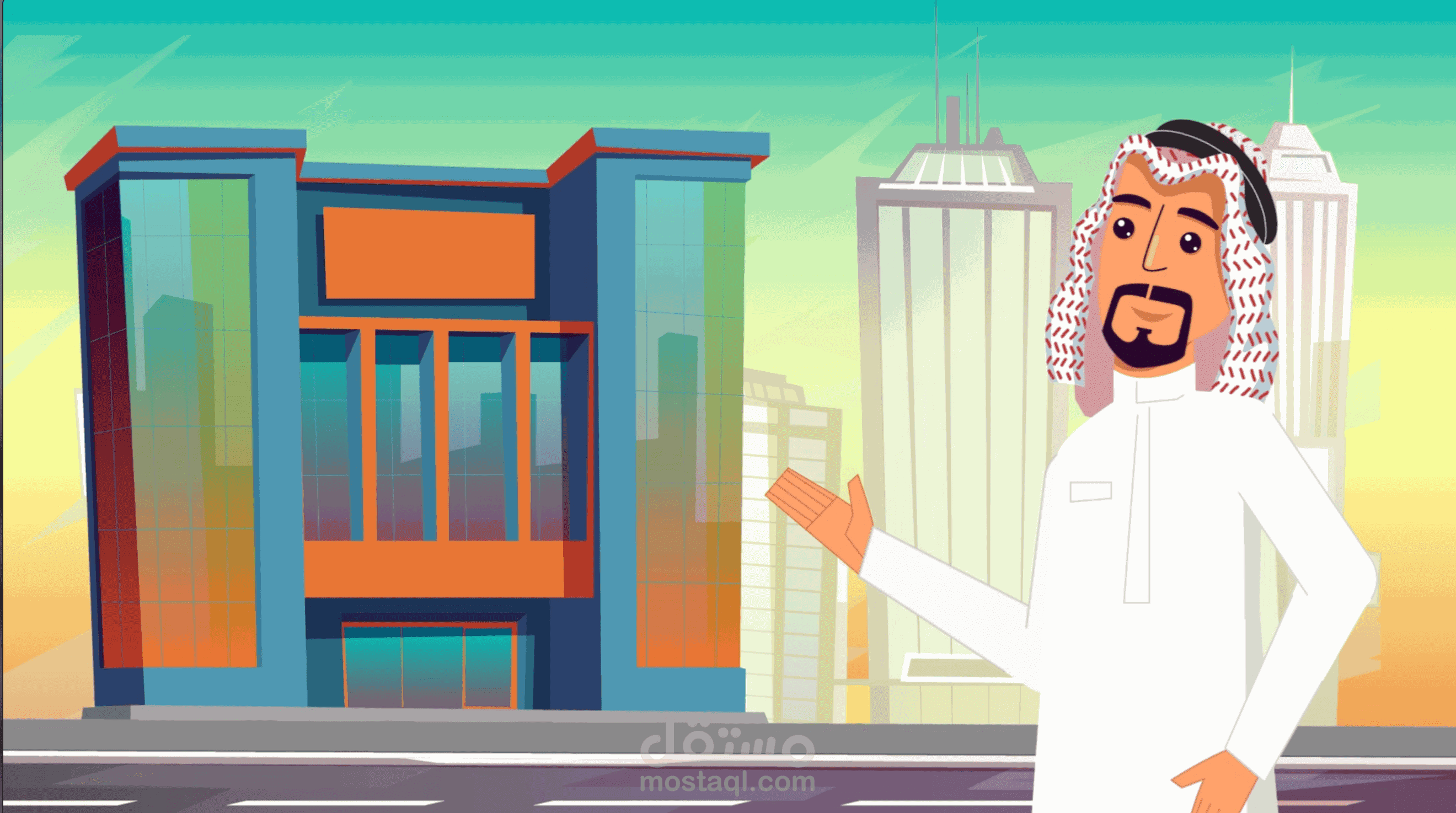 فيديو موشن جرافيك لمكافحة التستر