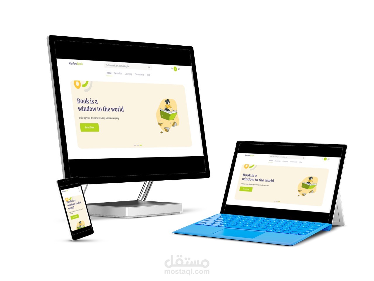 ReviewBook شراء كتب