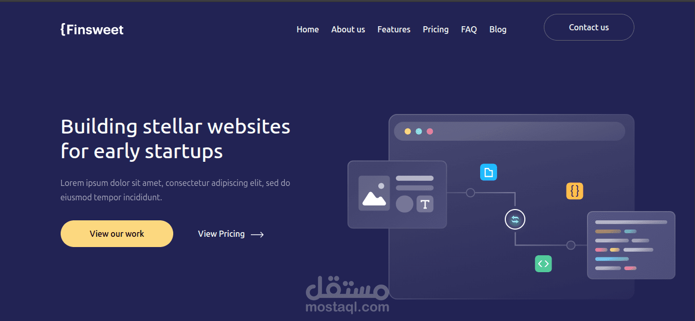 تصميم صفحات هبوط إحترافية Landing Pages Design
