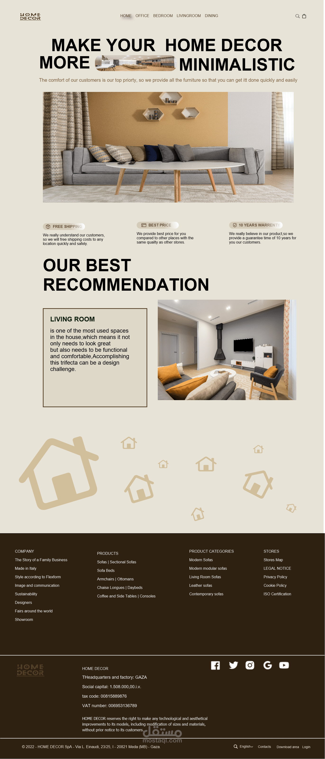 Home Furniture Website   موقع أثاث منزلي