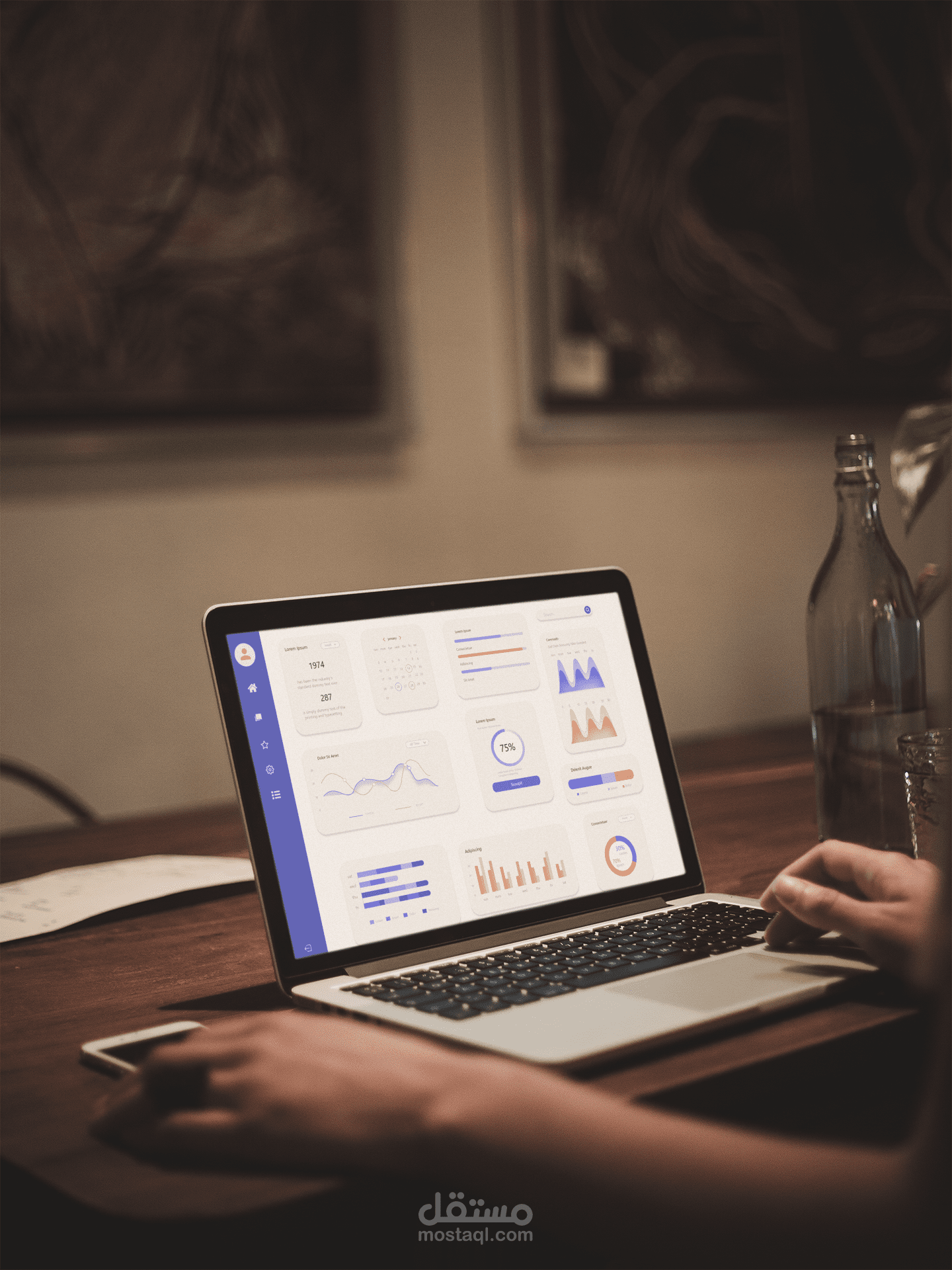 Dashboard   (لوحه تحكم)