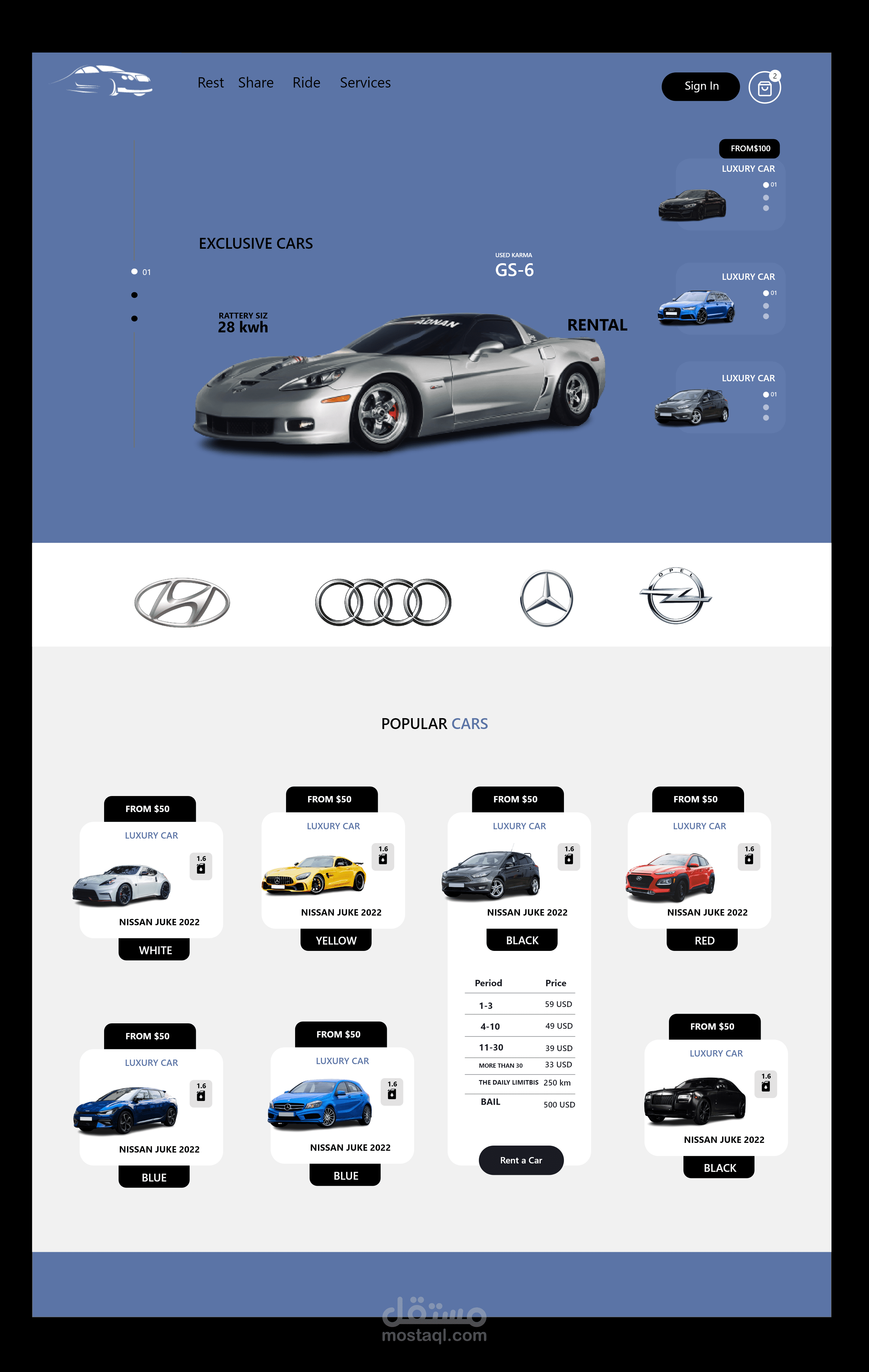Cars Website  موقع سيارات