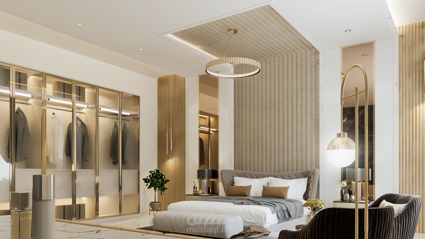 تصميم غرف نوم ابوين على النمط الحديث