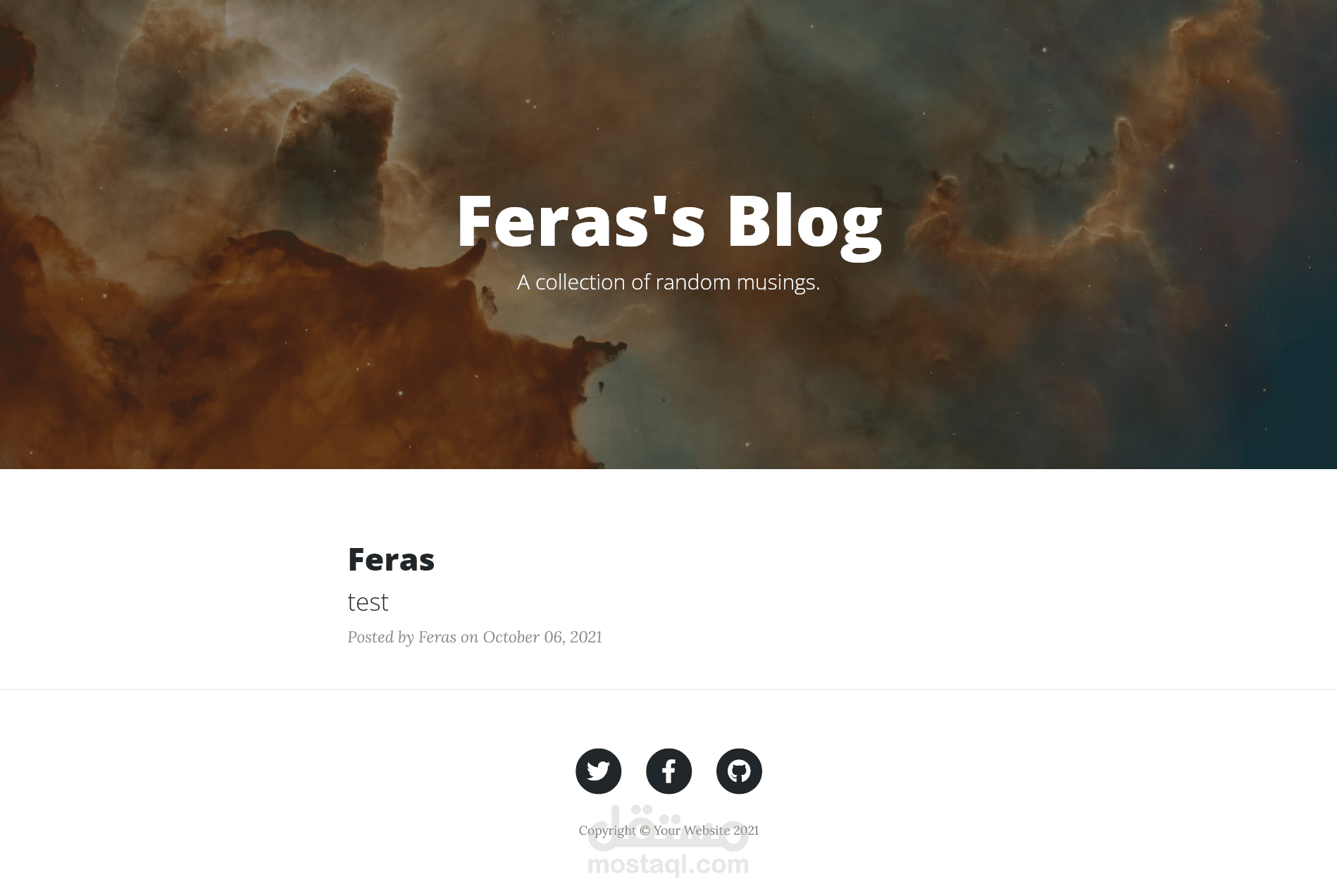 موقع Blog