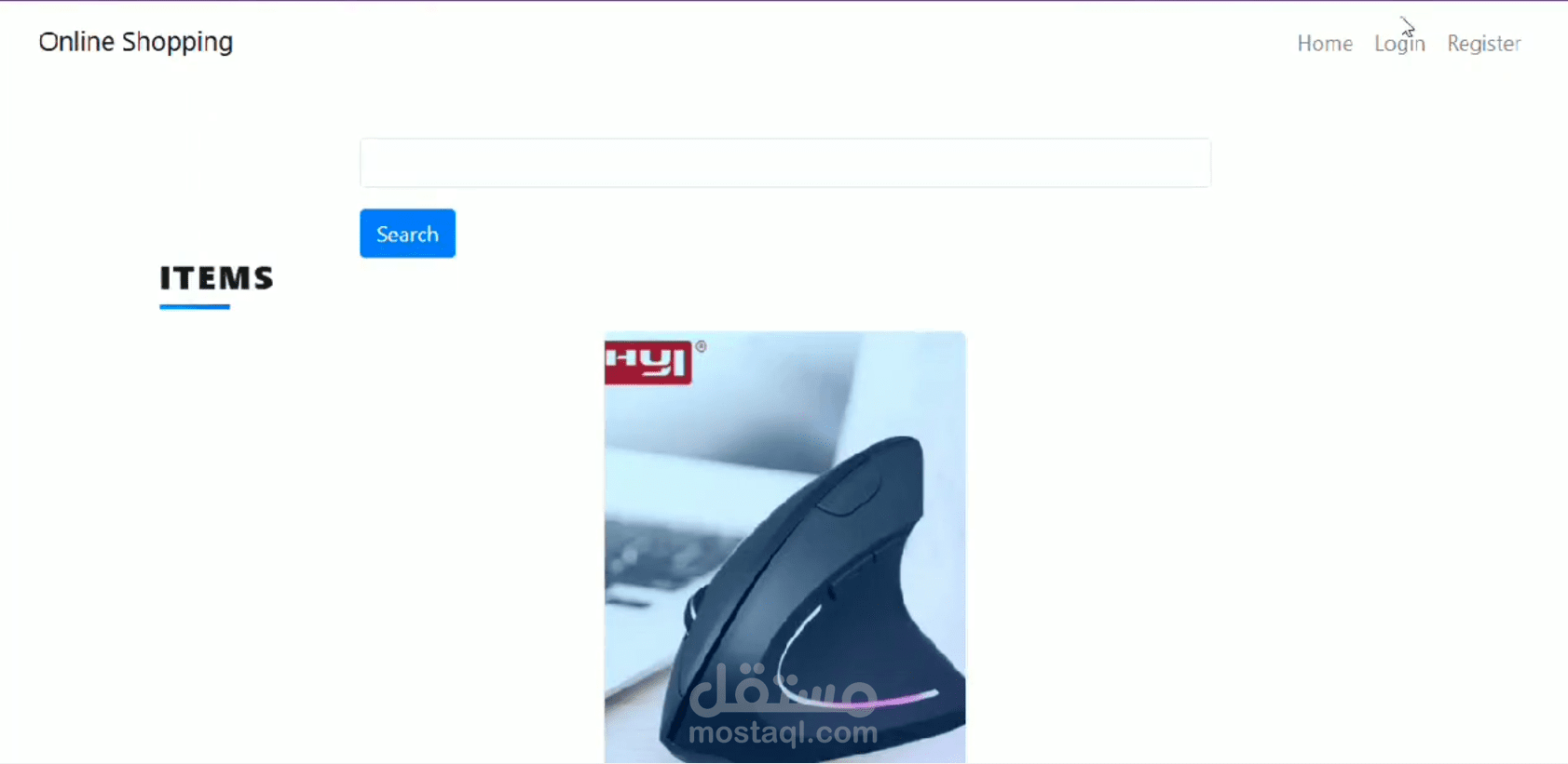 متجر إلكتروني باستخدام Flask