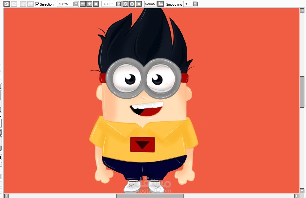 رسم شخصات 2D ورسم حيوانات للعبة مع بعض رسومات