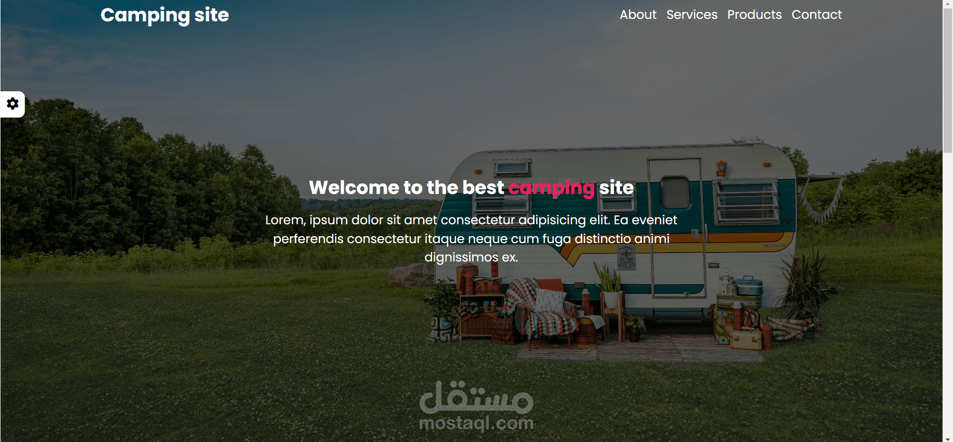 camping company site