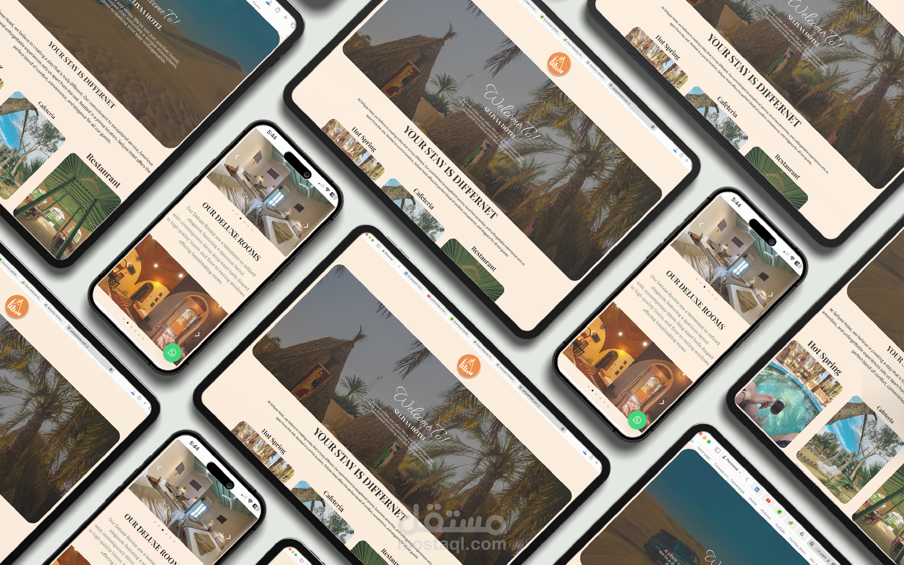 تصميم موقع لفندق سياحي seliyaahotel.com