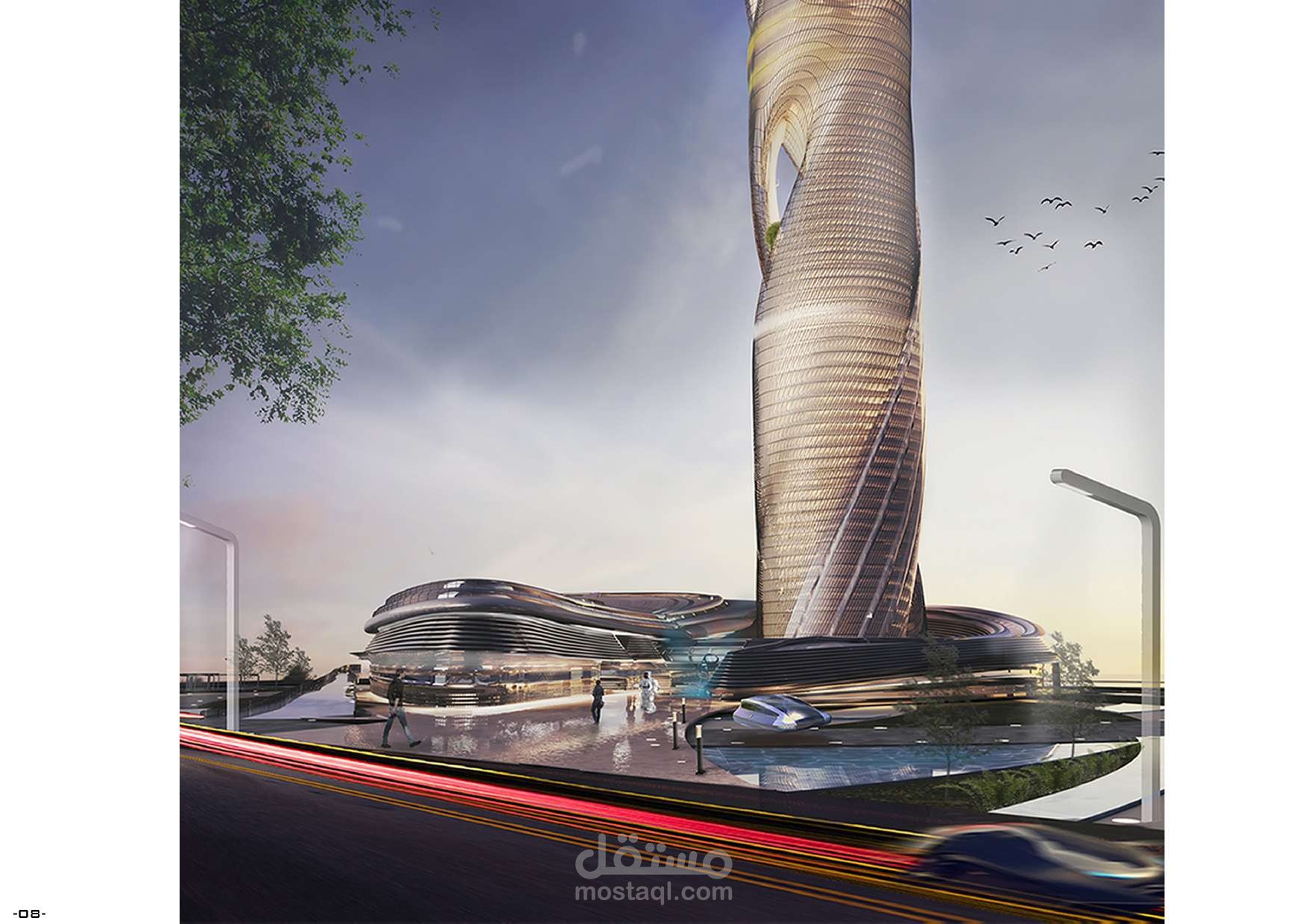 High Tech _ futuristic Mixed use