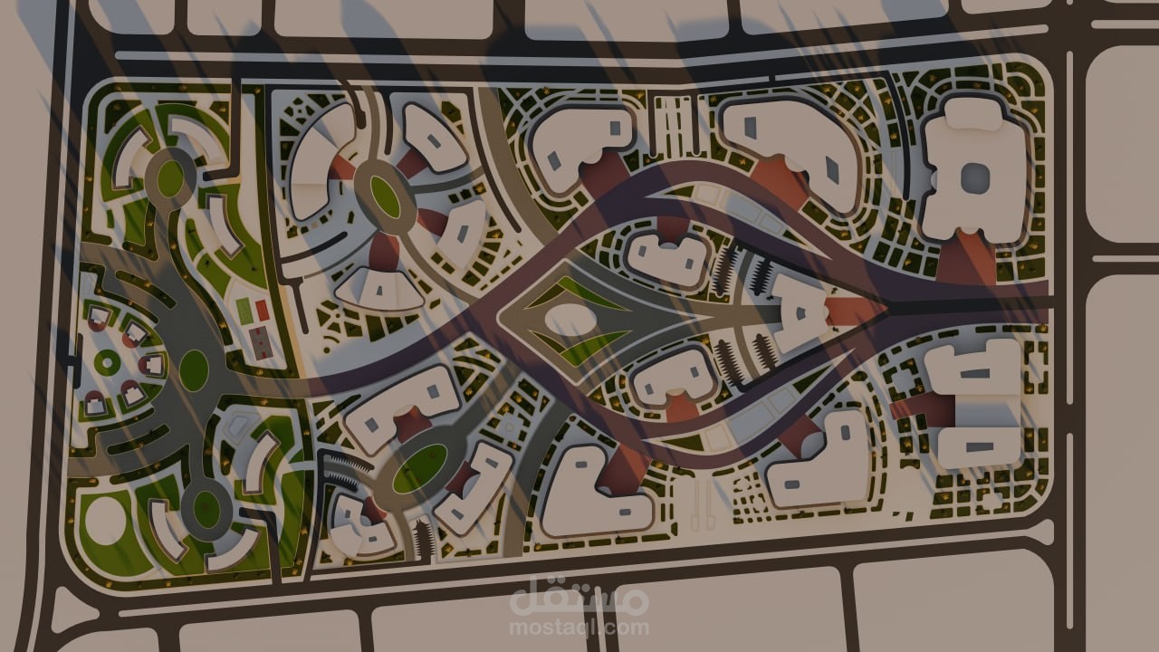 دراسة تخطيطية لمجمع كليات دراسية