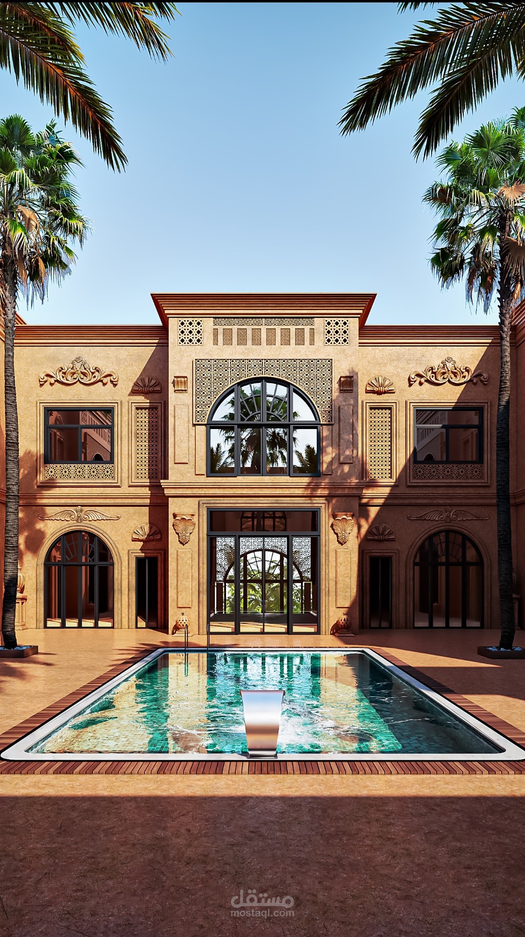 واجهة داخلية لفيلا سكنية