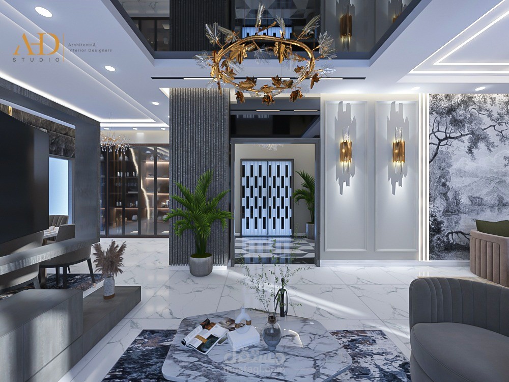 تصميم داخلى لشقة سكنية من اعمال Arch.AYMAN HAYTHAM