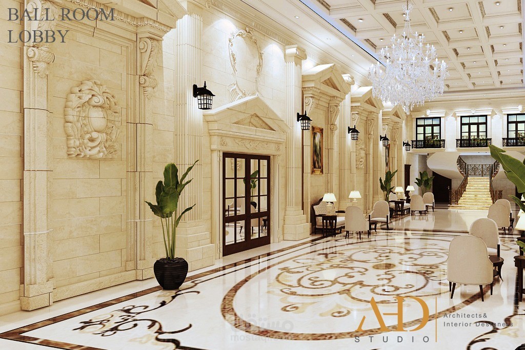 تصميم كلاسيكي لقاعة مناسبات BALLROOM من تصميم Arch.AYMAN HAYTHAM