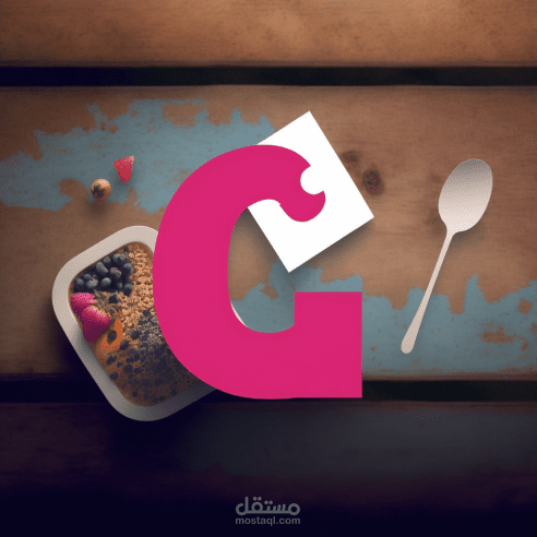 ديزاين لوجوهين لتطبيق أكل