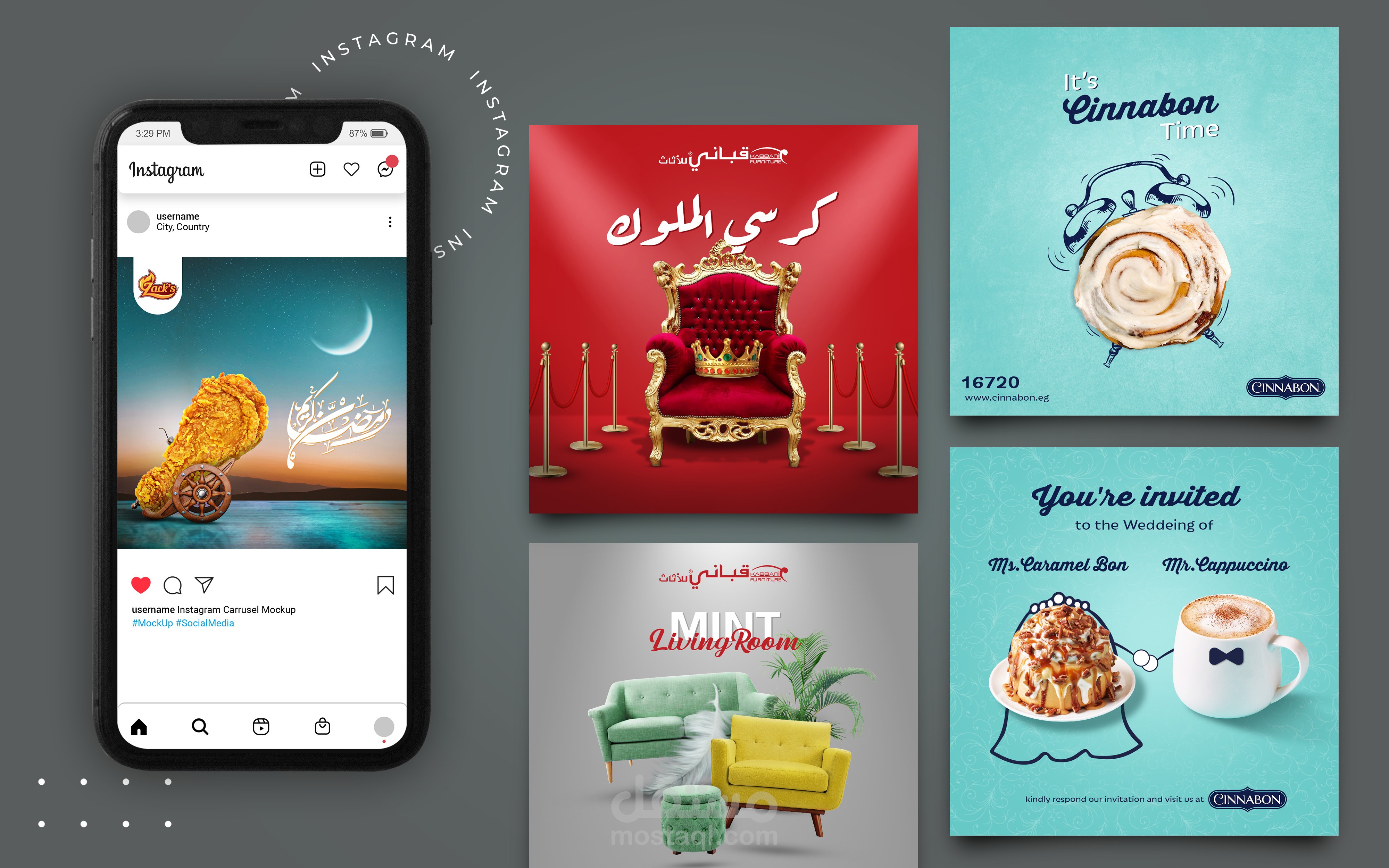 تصميمات سوشيال ميديا احترافية