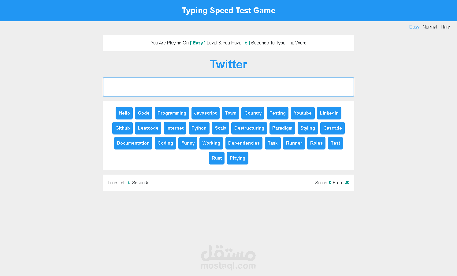 Typing Speed