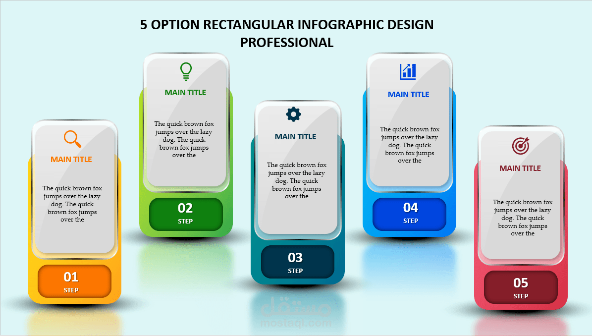 تصميم ملفات باوربوينت بأحدث تقنية (infographic)