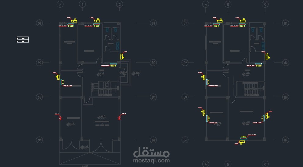 تصميم تكييف إسبليت لمكتب إداري