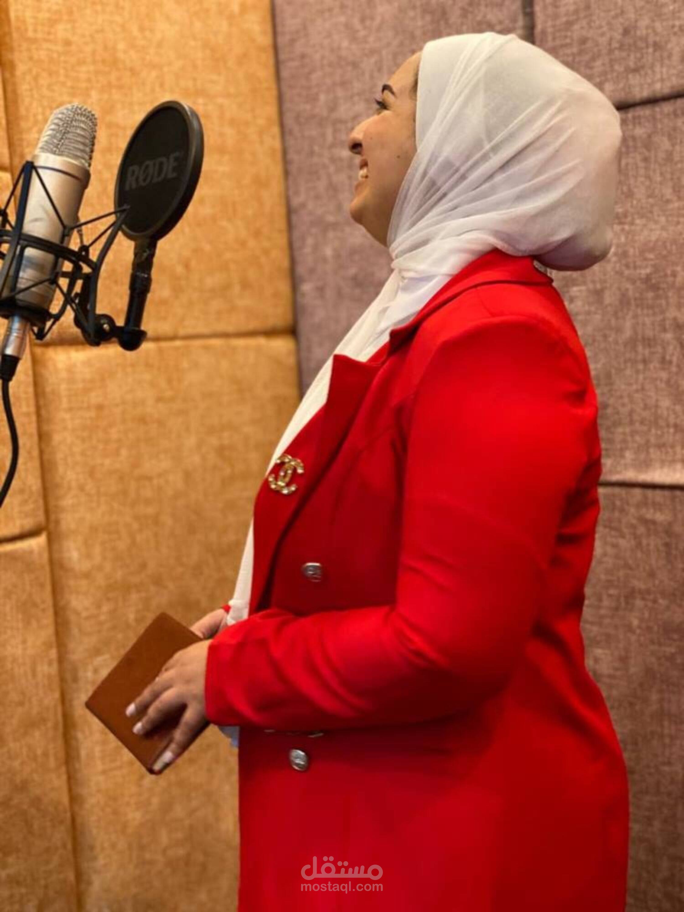 Advertising voice-over