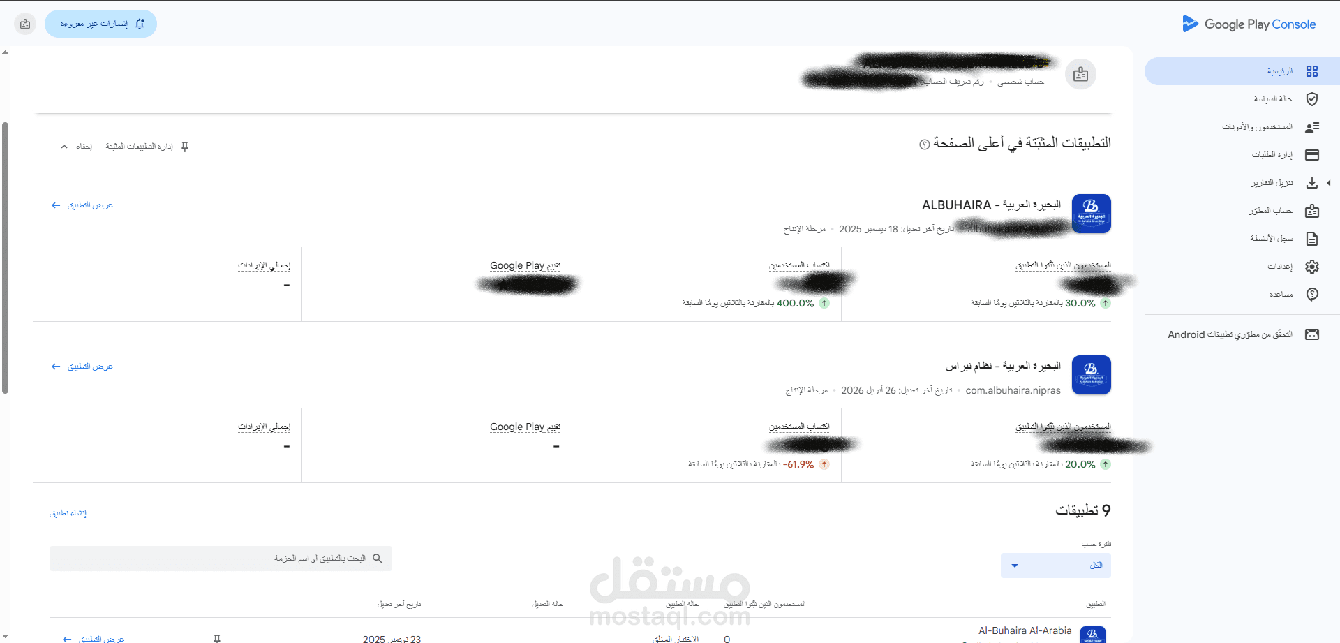 Google Play Console