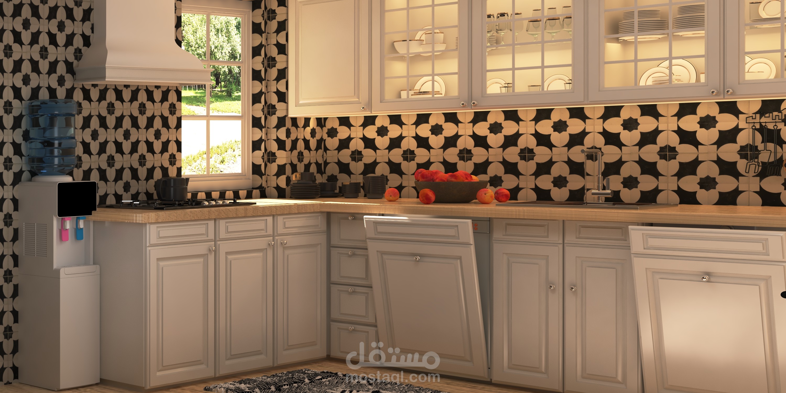 تصميم مطبخ كلاسيكي