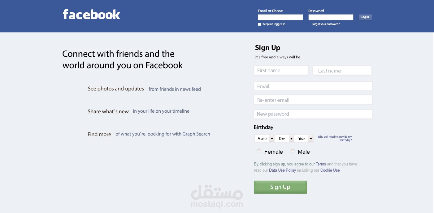 FACEBOOK DESIGN