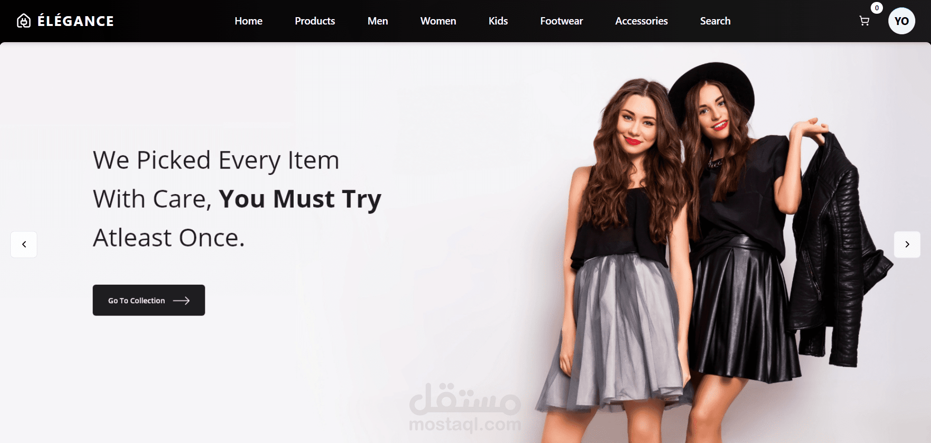 متجر إلكتروني احترافي بتقنيات MERN Stack وتصميم عصري جذاب