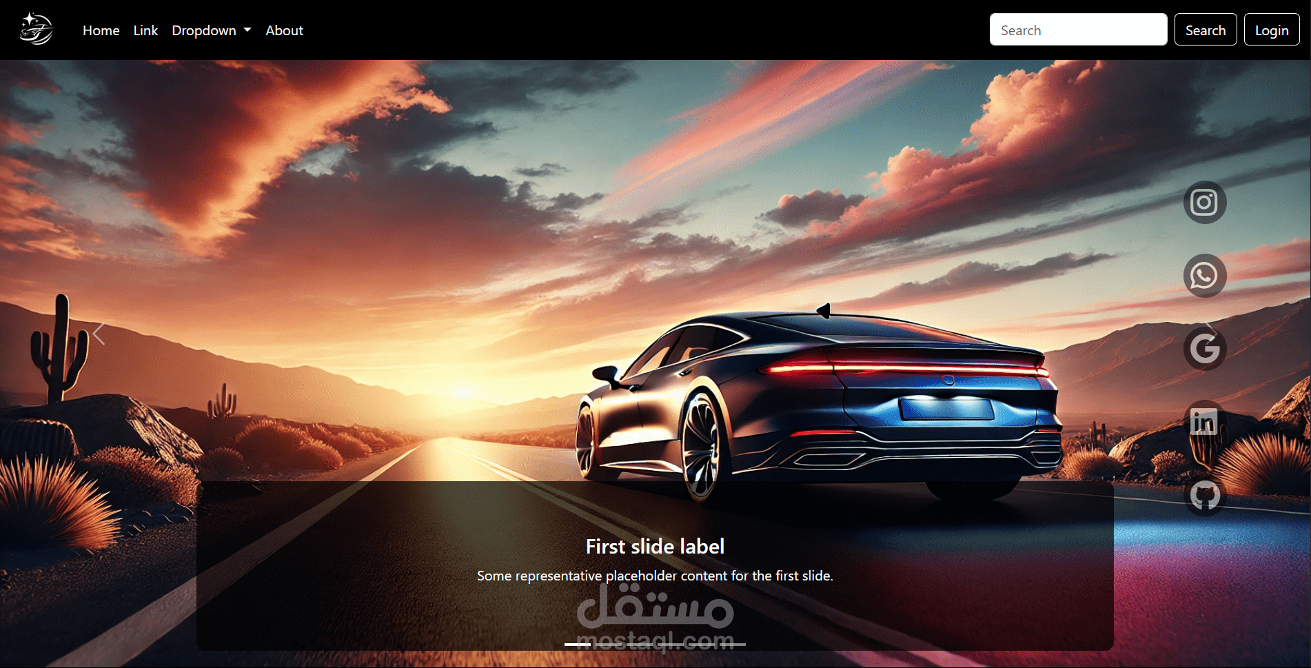 تصميم واجهة تسويقية أنيقة باستخدام تقنيات حديثة