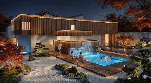 تصميم فيلا السفير الياباني