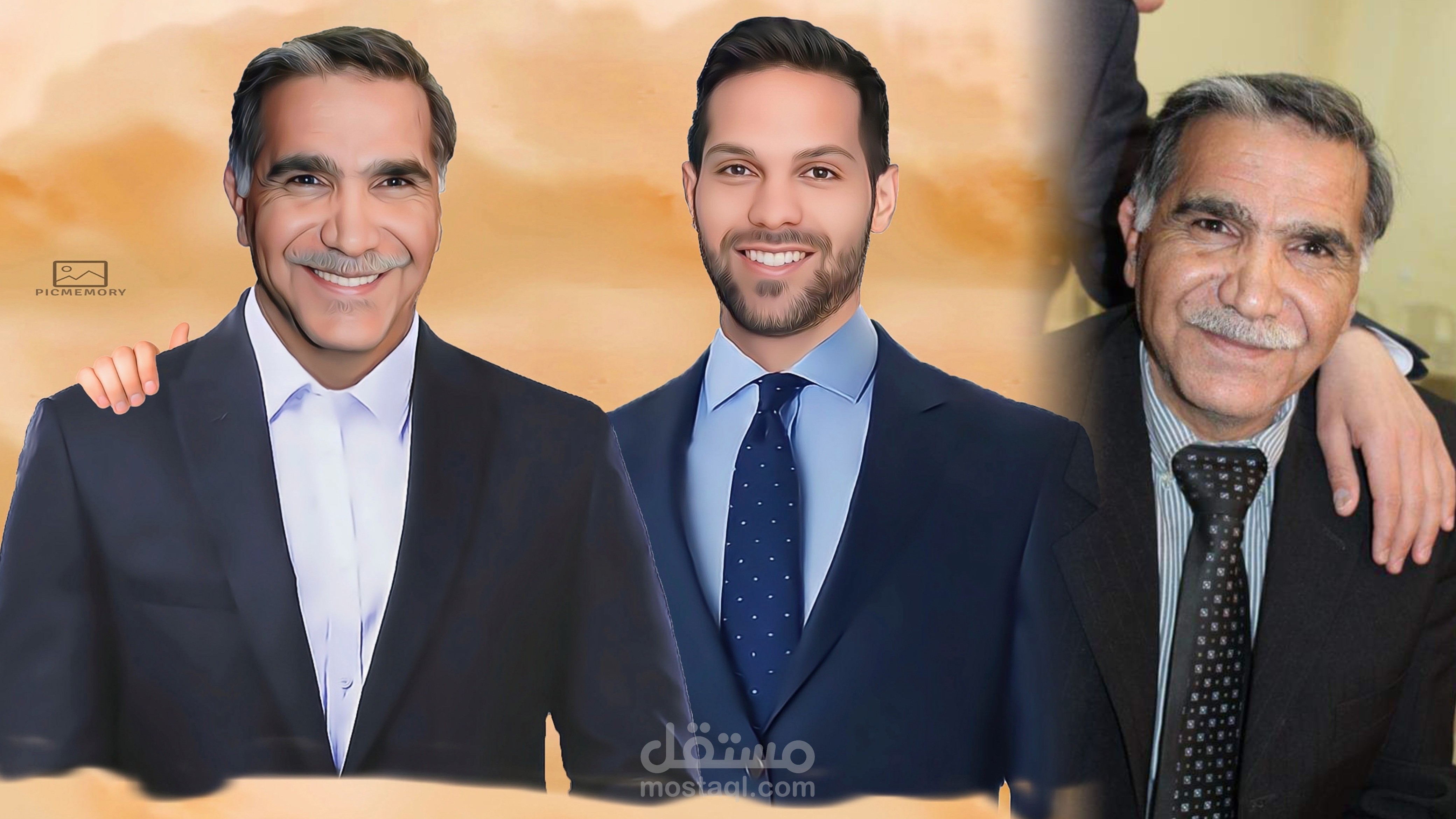 ارسم صورتك بورتريه مع شخص غالي عليك