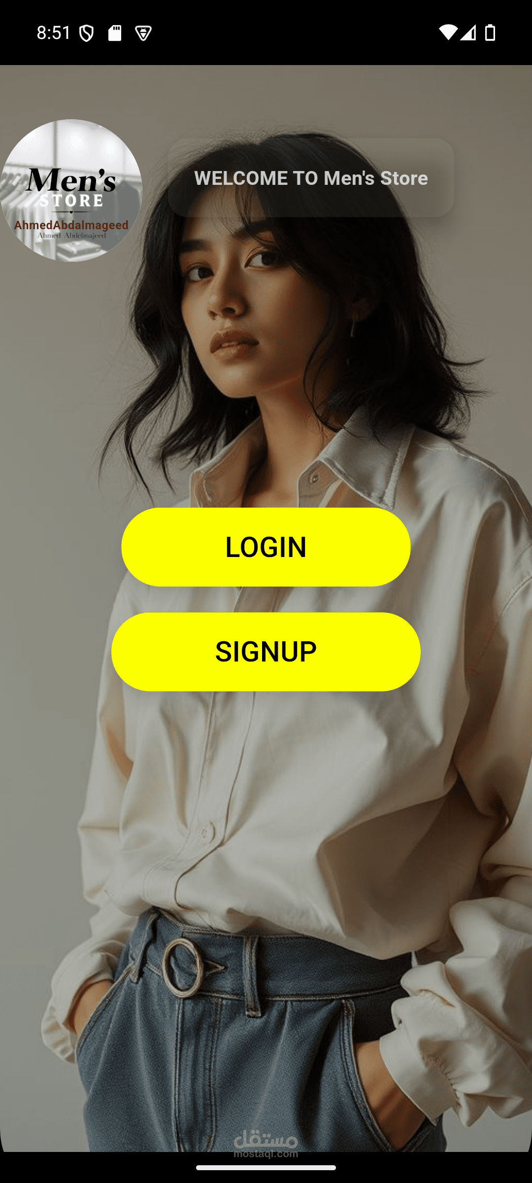 متجر الكتروني (Ecommerce App)