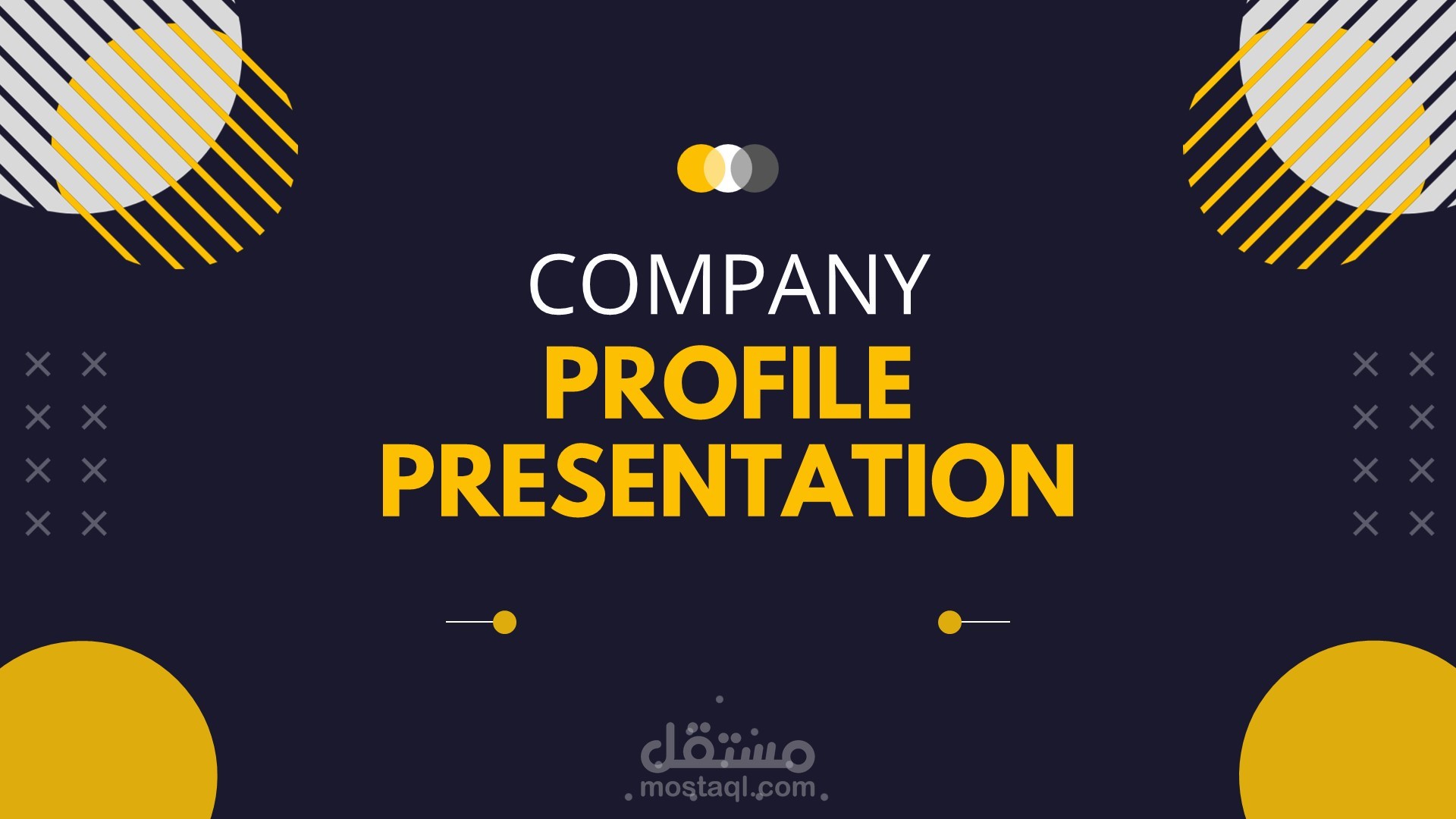 بوربوينت باللغة الانجليزية بإسم COMPANY PROFILE PRESENTATION
