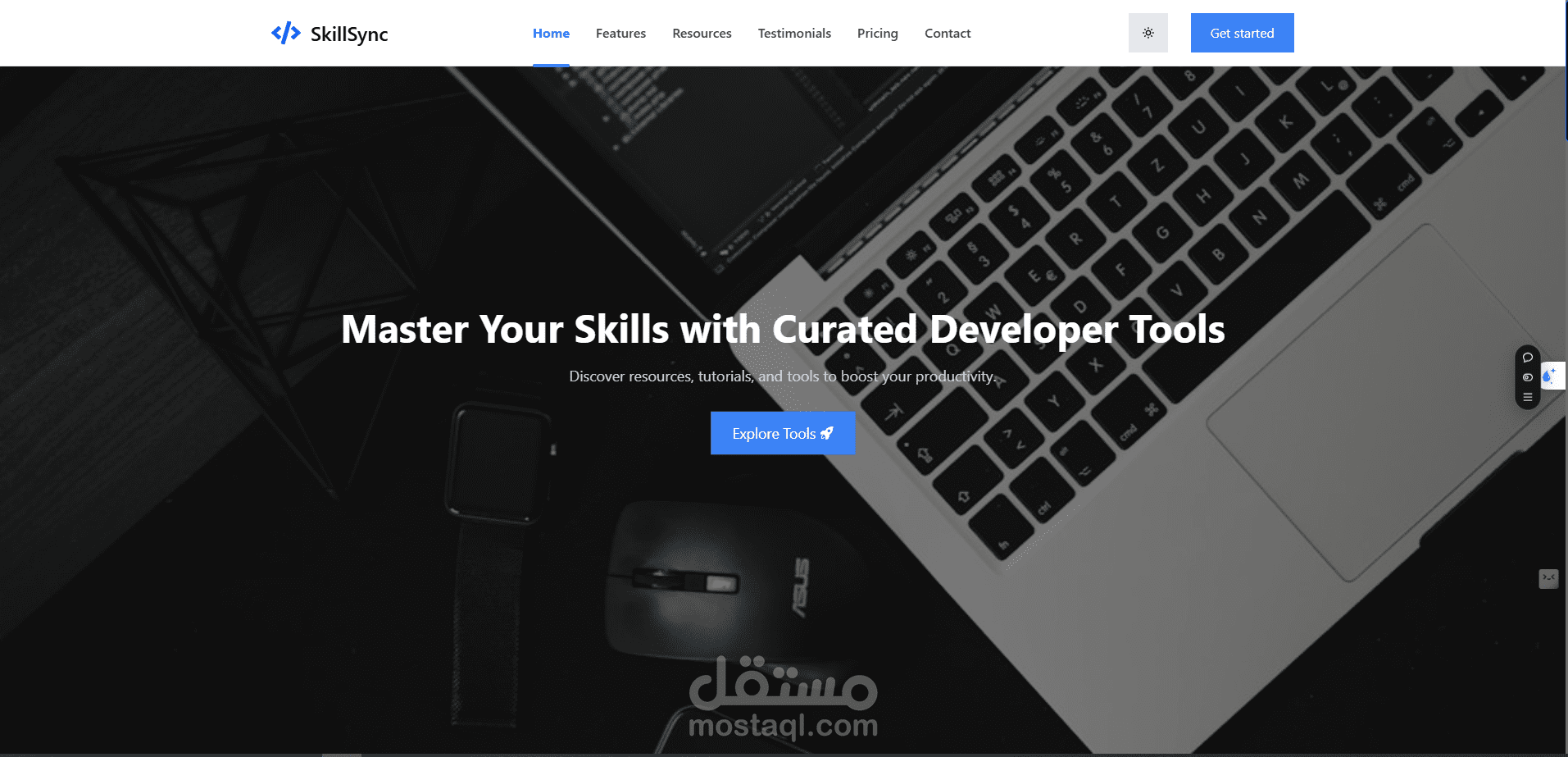 تصميم صفحة هبوط احترافية بشكل مميز وجذاب