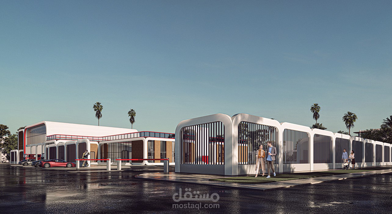 تصميم محطة اطفاء