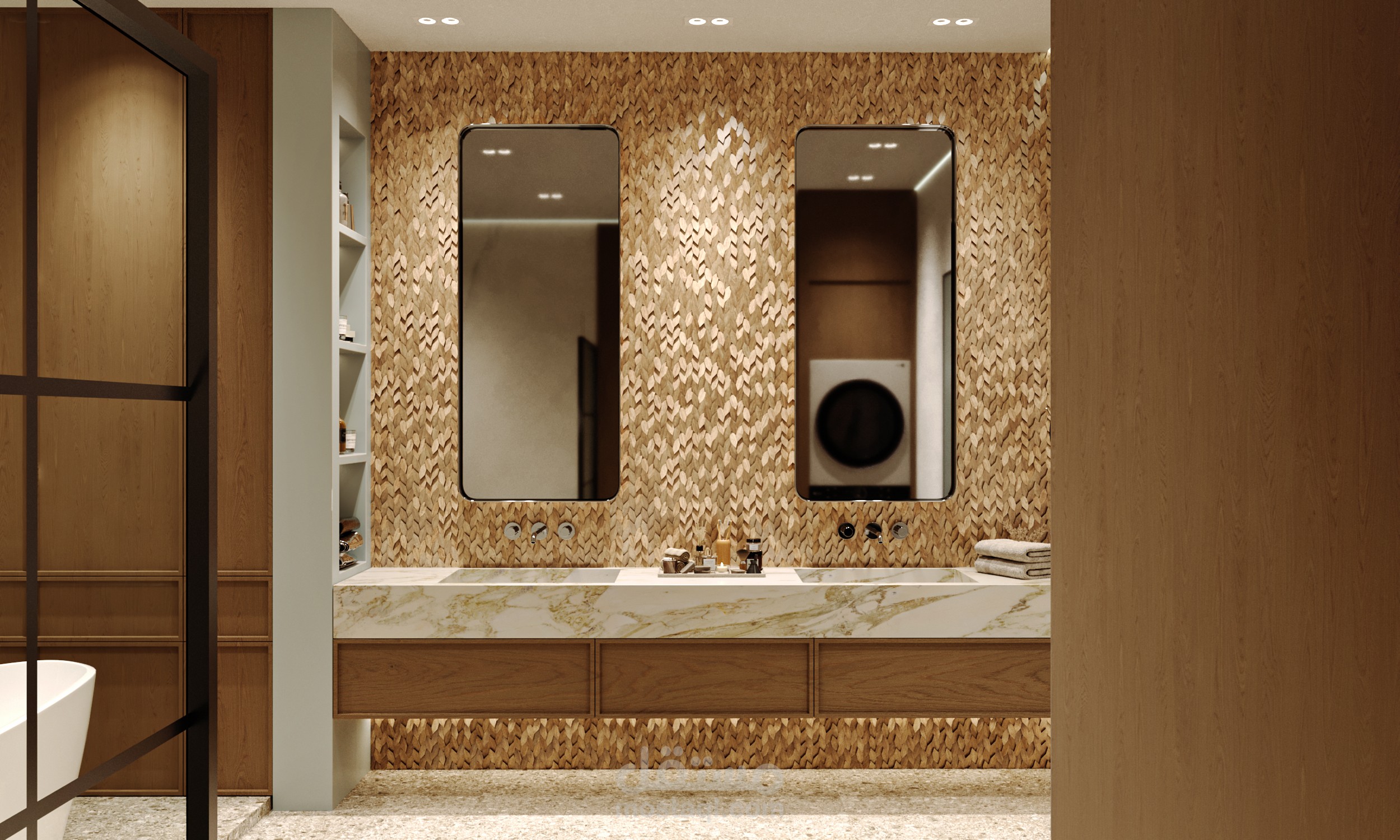 تصميم حمام عصري