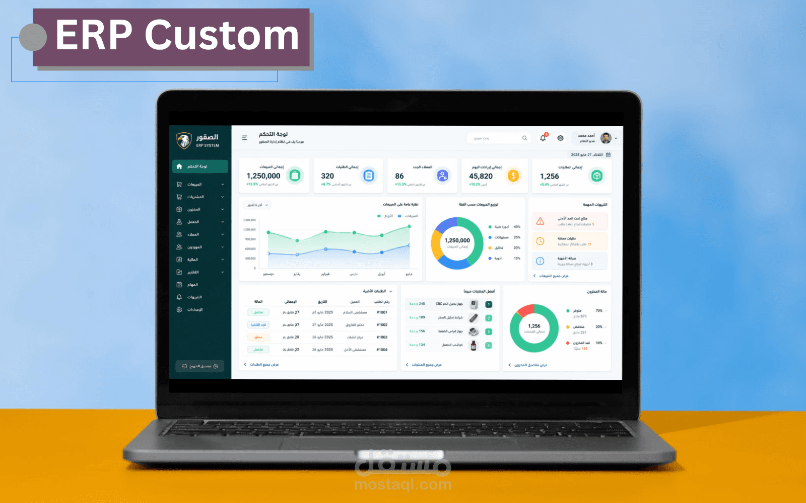 Falcon_ERP نظام إدارة منشآت إنتاج الصقور