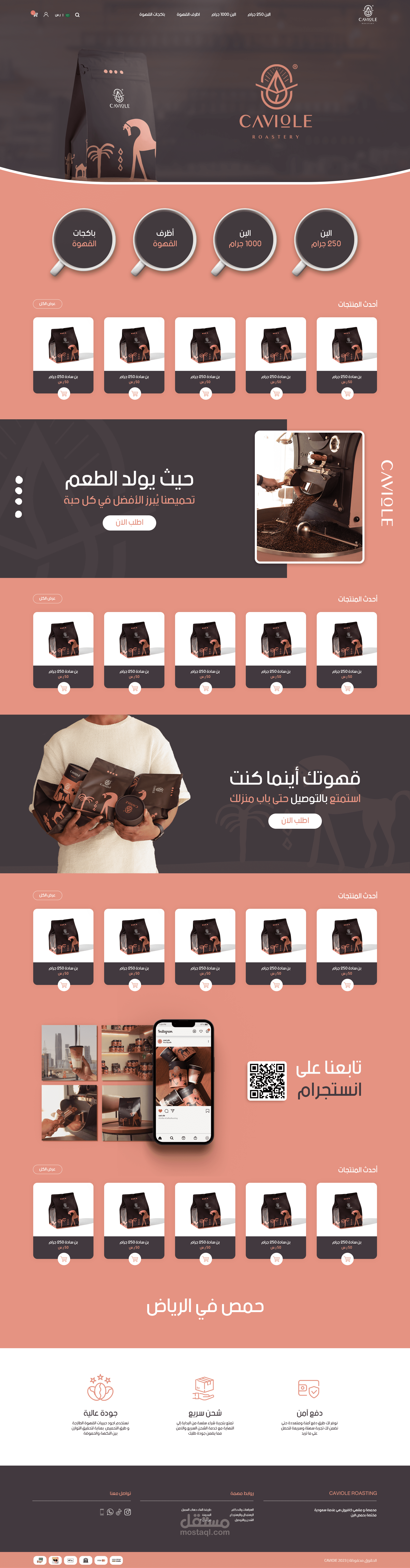 موقع احترافي علي منصه سلة