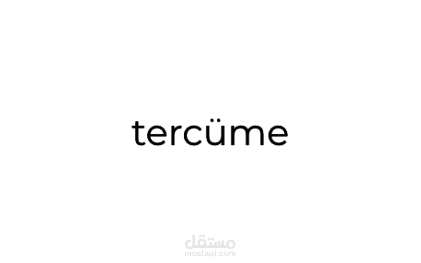 tercüme