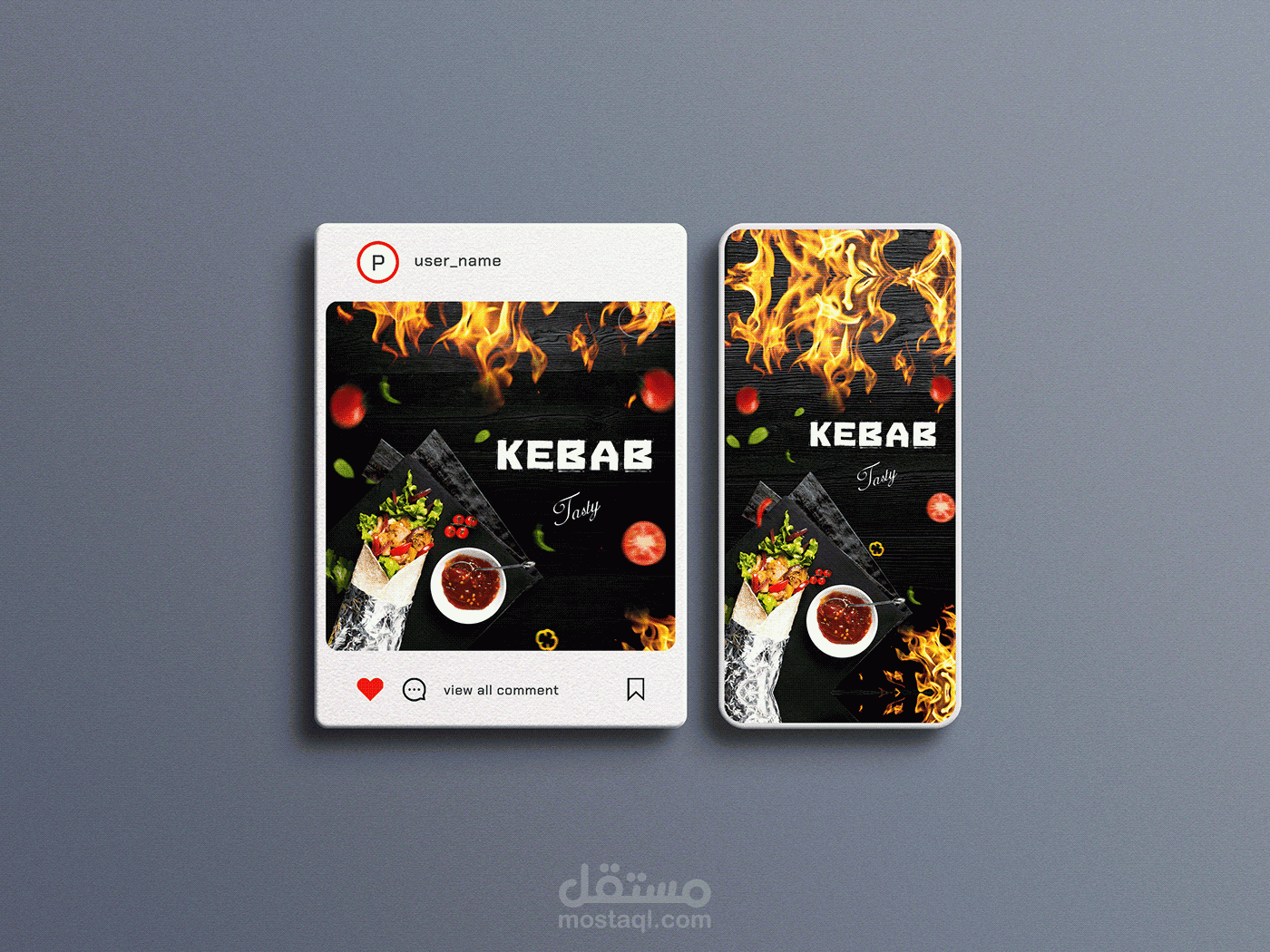 Social media designs grill restaurant