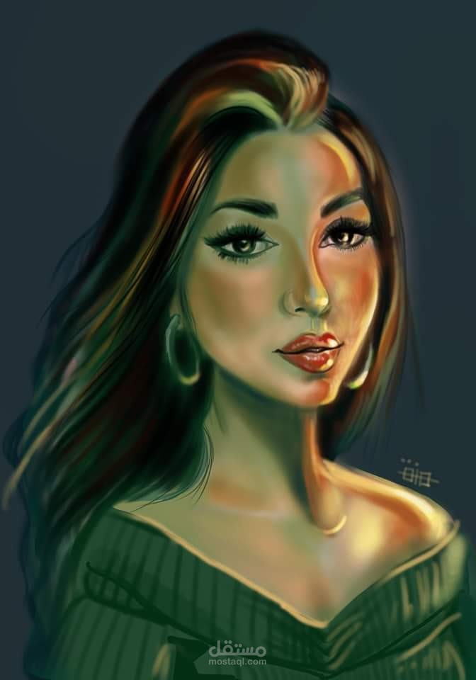 رسم شخصيات رقمية