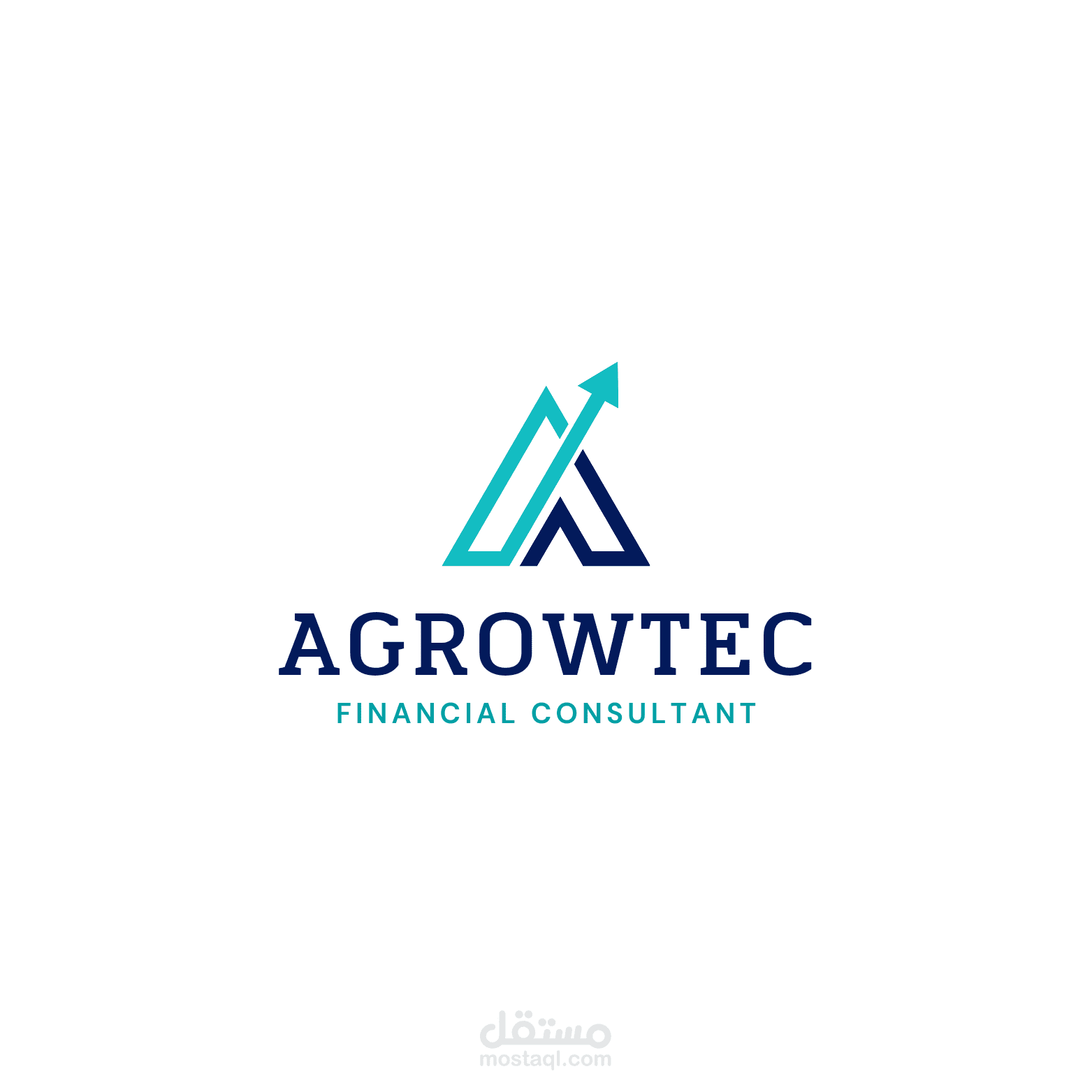 تصميم شعار لشركة AGROWTEC  للاستشارات الماليه